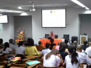 การสัมมนาวิชาการ เรื่อง การเรียนการสอนพุทธศาสนาในโรงเรียนประถมและมัธยม ณ มหาวิทยาลัยราชภัฏนครราชสีมา